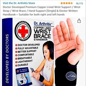 Dr. Arthritis Wrist Support Brace Rt hand.